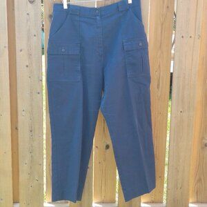 Tilley Endurables Navy Cargo Pants with Built In Key Ring 36"